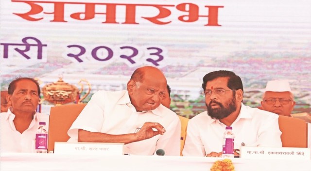 Shinde Shares Dais With Pawar At Vsi Event, Says Ncp Chief Is A Guiding 