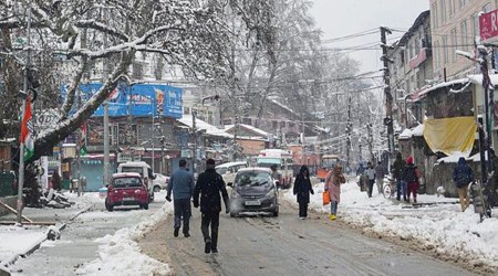 In view of heavy snowfall, the Kashmir University and the Cluster University Srinagar postponed all examinations scheduled to be held on January 30, Monday. (PTI)