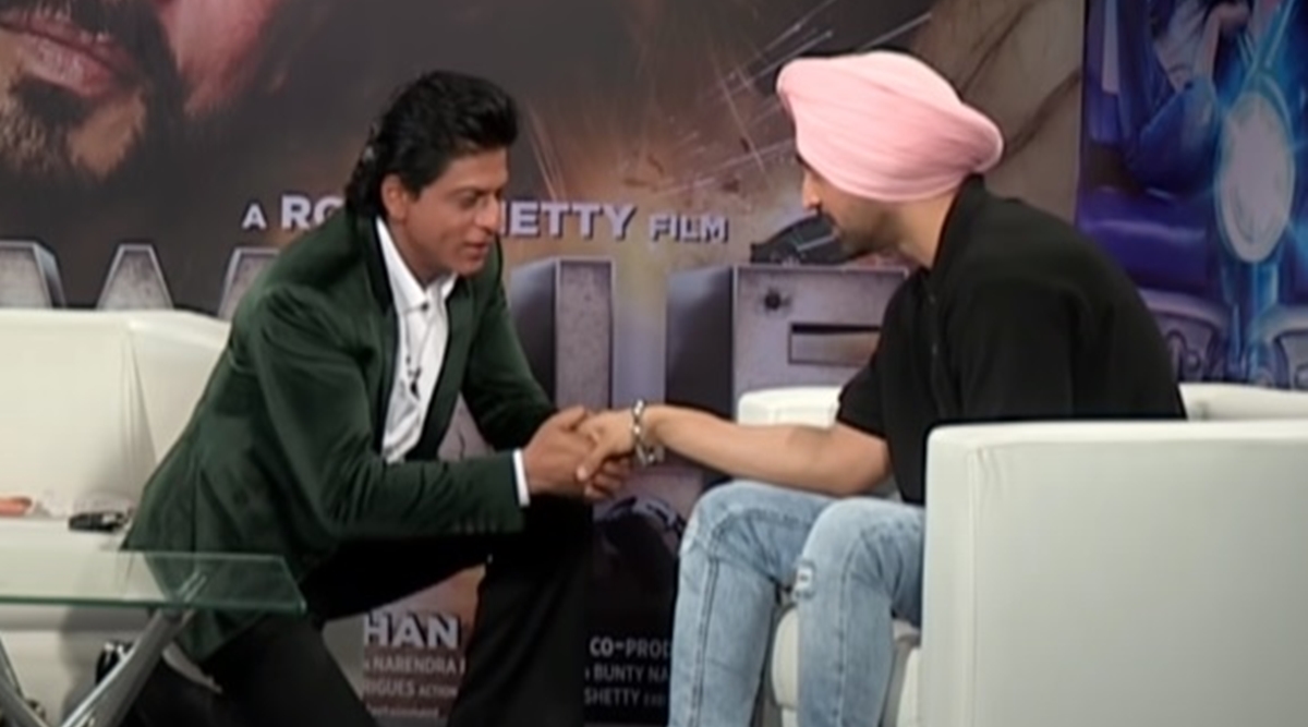 Hayo Rabba': When Shah Rukh Khan got down on one knee for Diljit Dosanjh,  said 'I love you from the core of my mind' | Bollywood News - The Indian  Express
