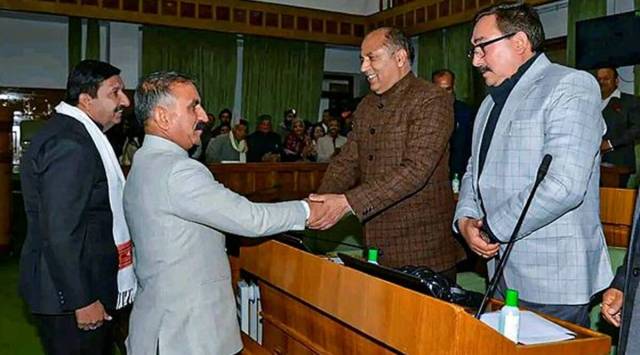 Chief Minister Sukhvinder Singh Sukhu remained absent on the final day of winter session of Himachal Pradesh Assembly Friday. (Express Photo)