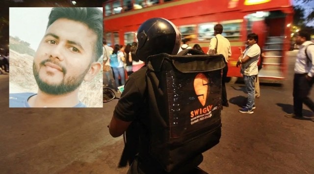 Kaushal Yadav, a 24-year-old delivery executive (inset), was killed after a car allegedly hit his bike and dragged him for 500 metres in Noida’s Sector 14. (file photo)