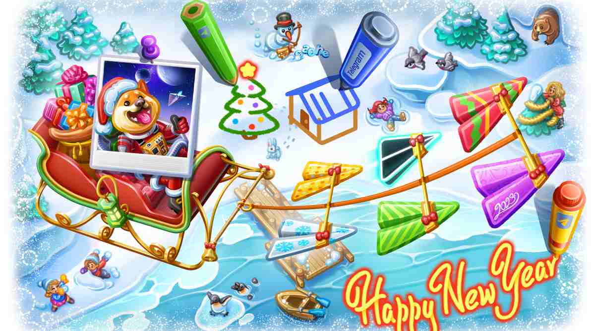 Telegram for iPhone gets fancy new features like the ability to send hidden media (Image credit: Telegram)