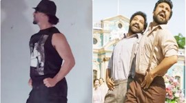 tiger shroff dances to naatu naatu