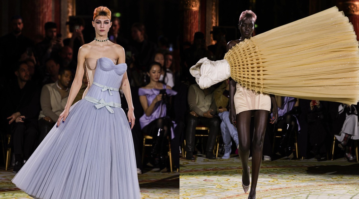 Paris fashion week upended with wacky, topsy-turvy gowns: 'This is