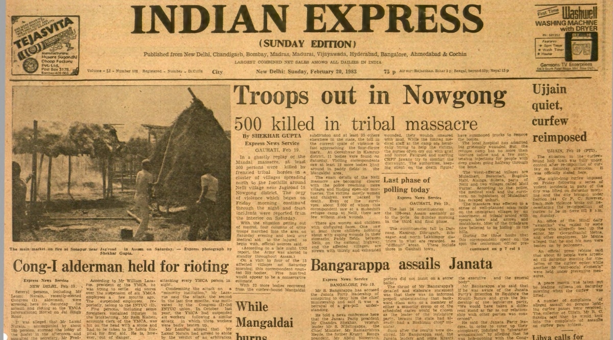 February 20, 1983, Forty Years Ago: Massacre in Assam | The Indian ...