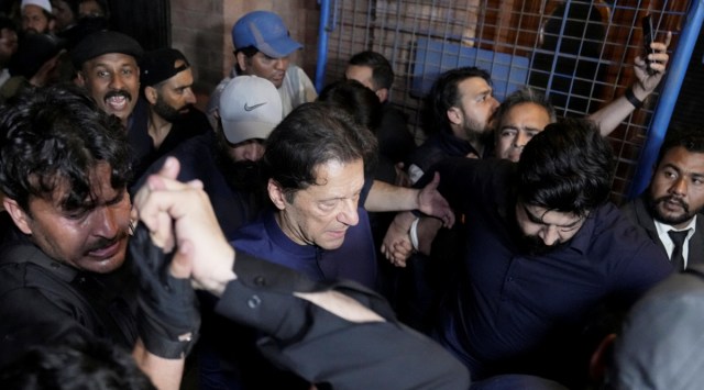 Pakistan's former Prime Minister, Imran Khan, along with his supporters. (Photo: Reuters)