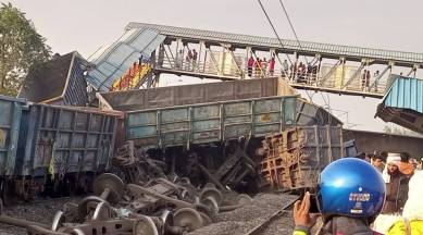 Andhra train derailments Indian Express