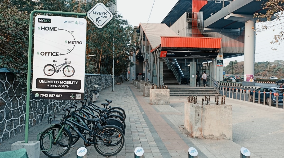 Bike rental hub Worli Mumbai