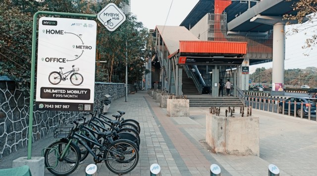 Over 350 bicycles have been deployed by MYBYK at 28 metro stations in Mumbai, with more being added as per demand