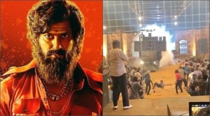 Rocking Star Yash Sex Video - Watch stunt go wrong on the sets of Vishal's upcoming film Mark Antony,  actor responds: 'Missed my life by a few secondsâ€¦' | Tamil News - The  Indian Express