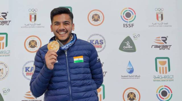 Young gun Tomar blazes to gold in Cairo. (Photo by Aishwary Pratap Tomar) 