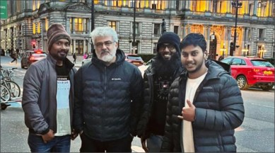 Ajith with fans
