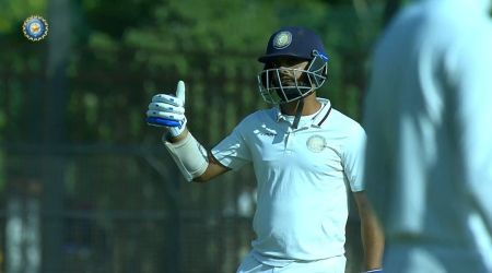 Saurashtra skipper Arpit Vasavada after scoring a 77 against Punjab in the Ranji Quarterfinal. (BCCI)