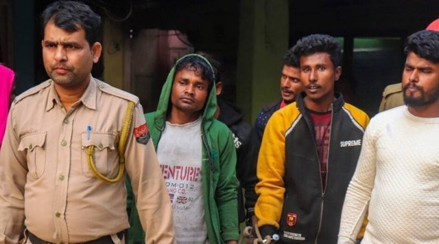 Police arrest men allegedly involved in child marriages, during Assam government's statewide crackdown on child marriages, in Guwahati (PTI/File)