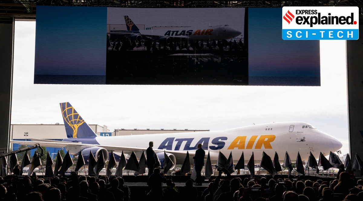 The final Boeing 747 being delivered