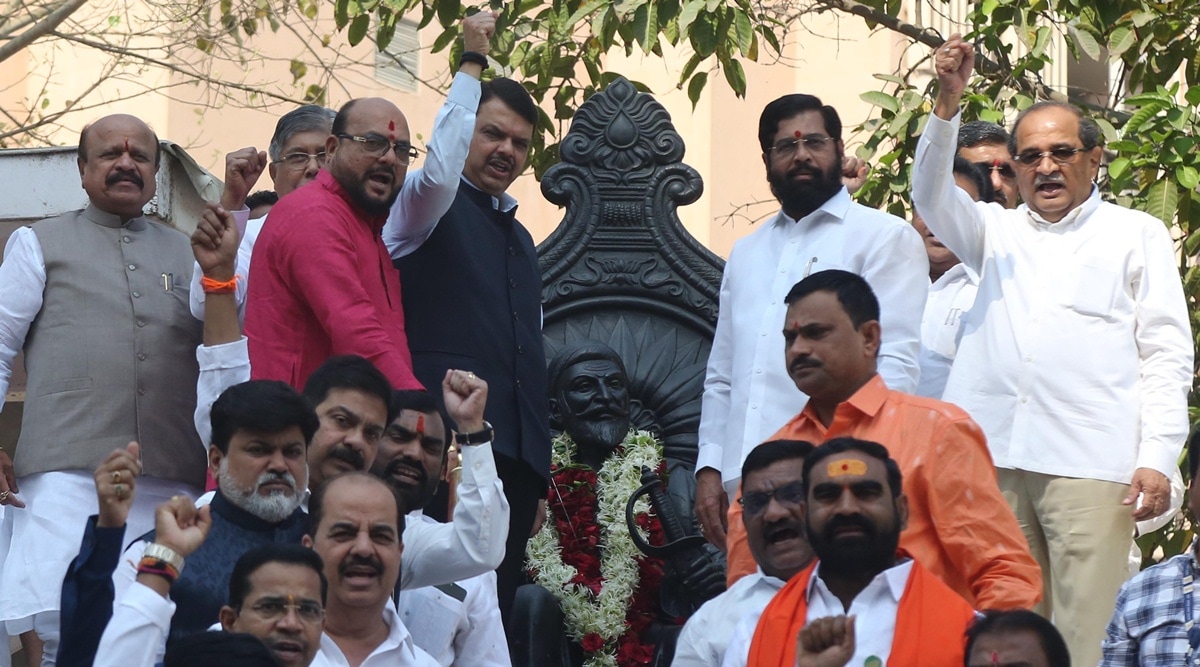 Shinde, Fadnavis To Address BJP-Sena Joint Meet At Vidhan Bhawan Today ...