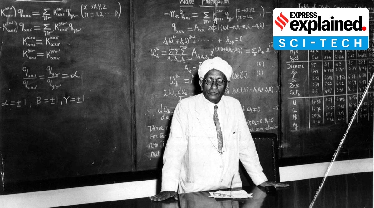 CV raman, raman effect, national science day, indian express