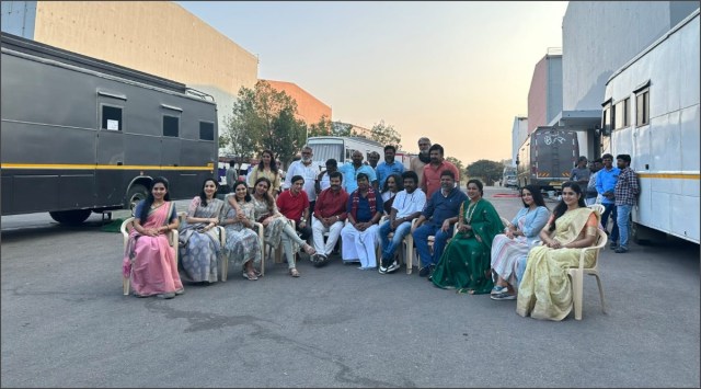 Chandramukhi 2 still from the sets