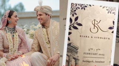 Kiara Advani- Sidharth Malhotra- wedding invite