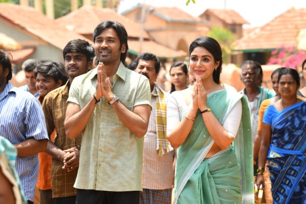 Dhanush and Samyuktha in Vaathi