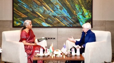 Sitharaman Yellen meeting