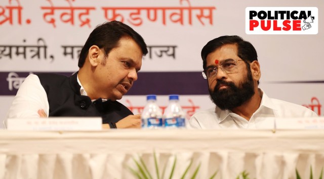 Sensing discontent, both Chief Minister Eknath Shinde and Fadnavis altered their earlier stand and assured during the campaign that the government was not negative about the OPS, but it was too little too late for the BJP candidates. (Express photo by Amit Chakravarty/File)