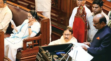 C V Ananda Bose, West Bengal legislative Assembly, Jagdeep Dhankhar, TMC, Trinamool Congress, Indian Express, India news, current affairs