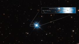 Hubble image dwarf star