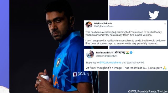 Hyper realistic portrait of Ravichandran Ashwin leaves internet in awe