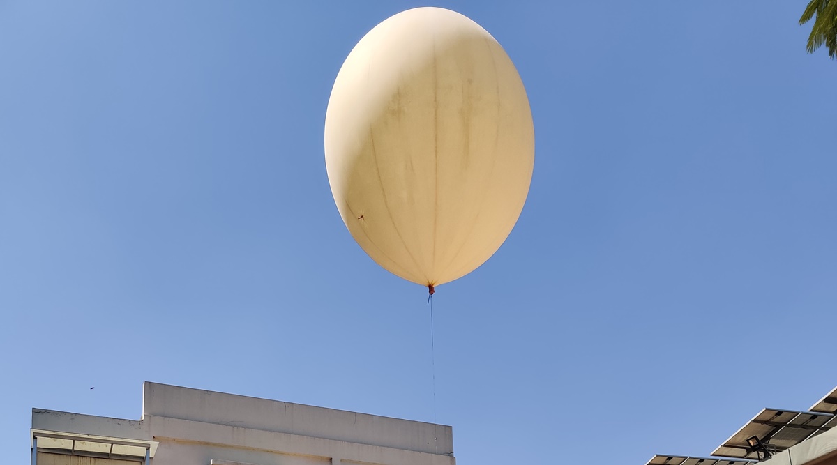 Balon wysokogórski Indyjskiego Instytutu Astrofizyki do badania środowiska „bliskiego kosmosu”.