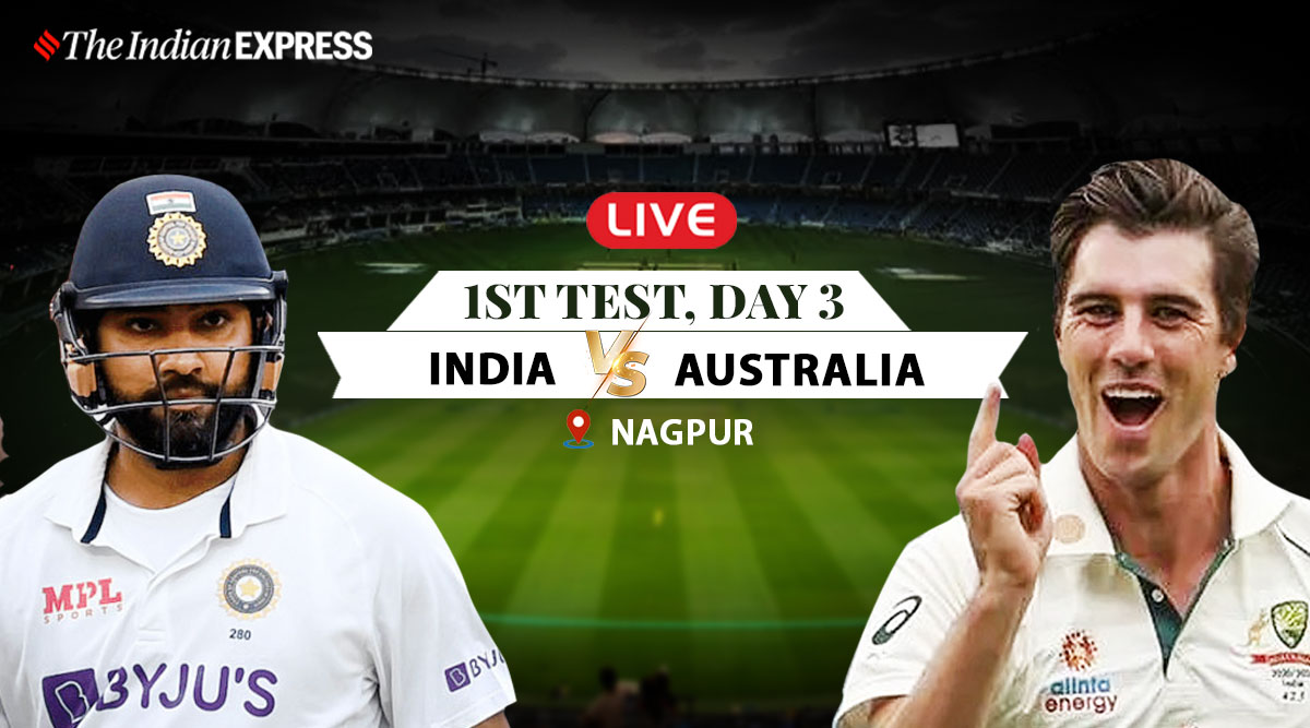 IND vs AUS highlights 1st Test 2: Ravindra Jadeja, Patel slam fifties to take India to 321/7 at Stumps | Sports News,The Indian Express