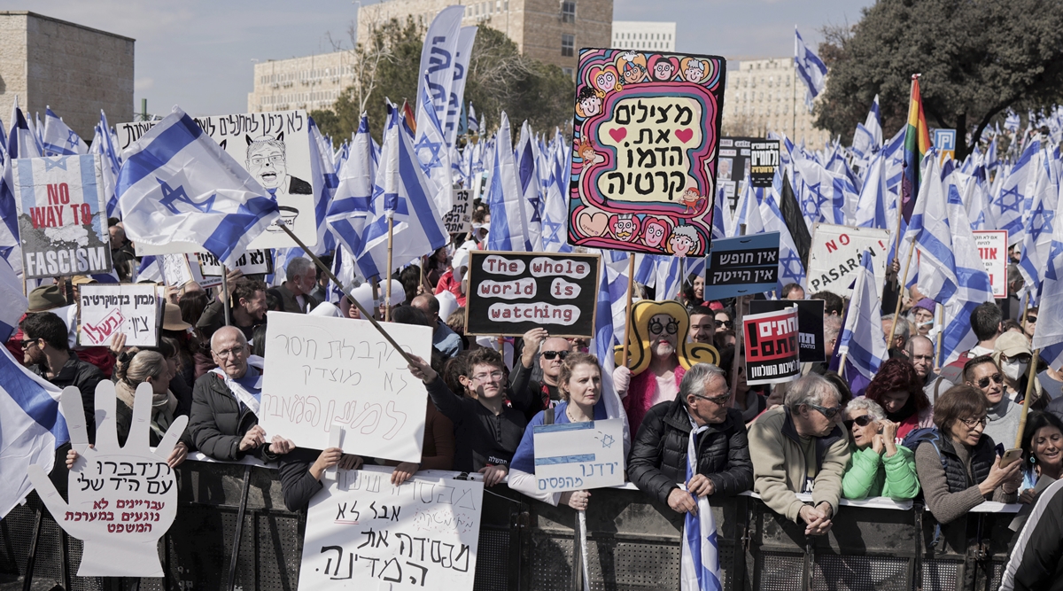Netanyahus Judicial Overhaul Sparks Huge Protests In Israel World
