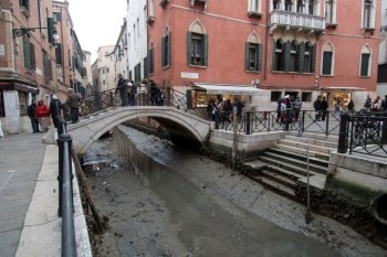 Italy's iconic Venice canals run dry: 'Never-ending drought emergency