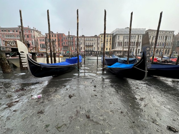 Venice gondolas