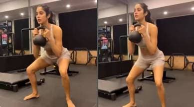 Super fit Janhvikapoor #spotted post workout