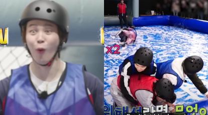 Run BTS new promo: Jimin, Jin and J-Hope attempt to duel, members unleash  chaos as they fall while playing football