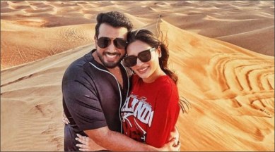 Kalidas Jayaram with Tarini Kalingarayar