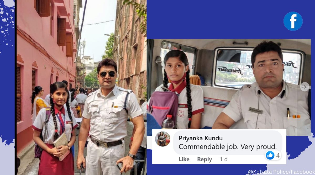 Gem of a person': Kolkata cop wins praise for helping girl reach exam  centre on time | Trending News - The Indian Express