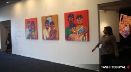 india art fair, art fair, art, artists, hussain, artworks, new delhi, india, 14th india art fair, okhla, indian express