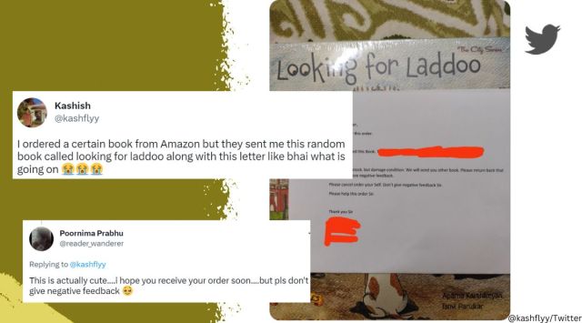 Man orders book from Amazon but instead receives a random book with a note from seller