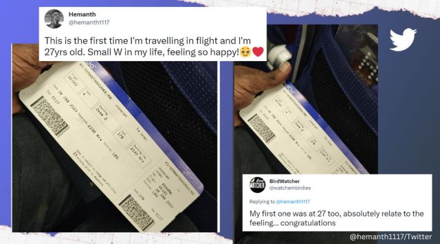 Man takes his first flight at 27