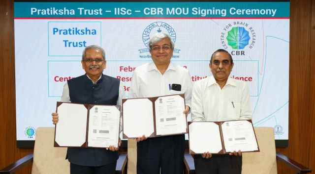 Pratiksha Trust on Wednesday signed an MoU with the Indian Institute of Science (IISc), Bengaluru, and the Centre for Brain Research (CBR) – an autonomous centre of IISc.