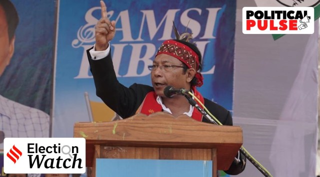 The Leader of the Opposition in Meghalaya and ex-chief minister Mukul Sangma. (Express Photo)