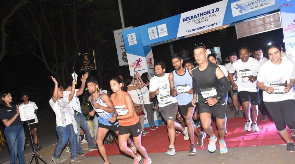 pune marathon water conservation