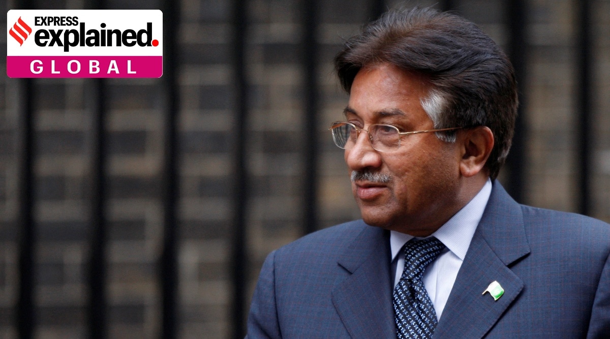 Pakistan's President Pervez Musharraf arrives to meet Britain's Prime Minister Gordon Brown in Downing Street in London January 28, 2008.