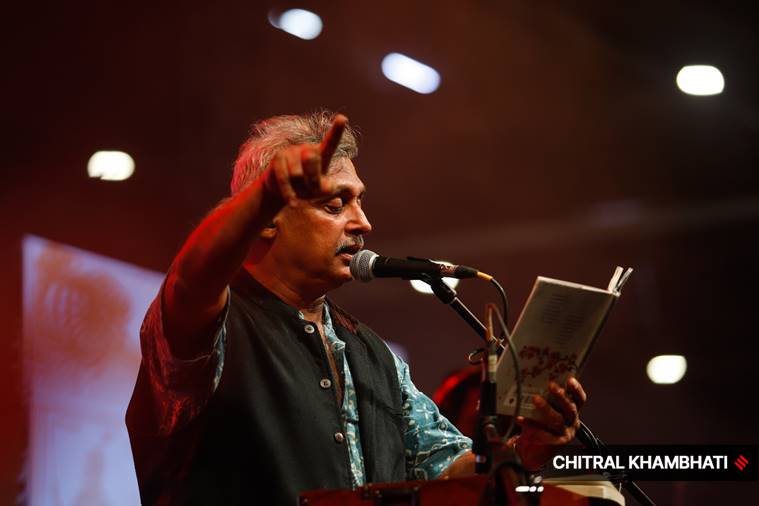 Piyush Mishra performs at Amritpex 2023