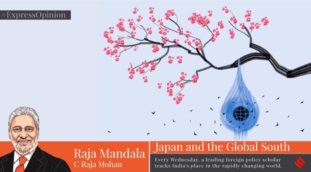 Japan’s new emphasis on the Global South comes amidst a major transformation of its foreign and security policies under Kishida’s leadership. (Illustration by C R Sasikumar)
