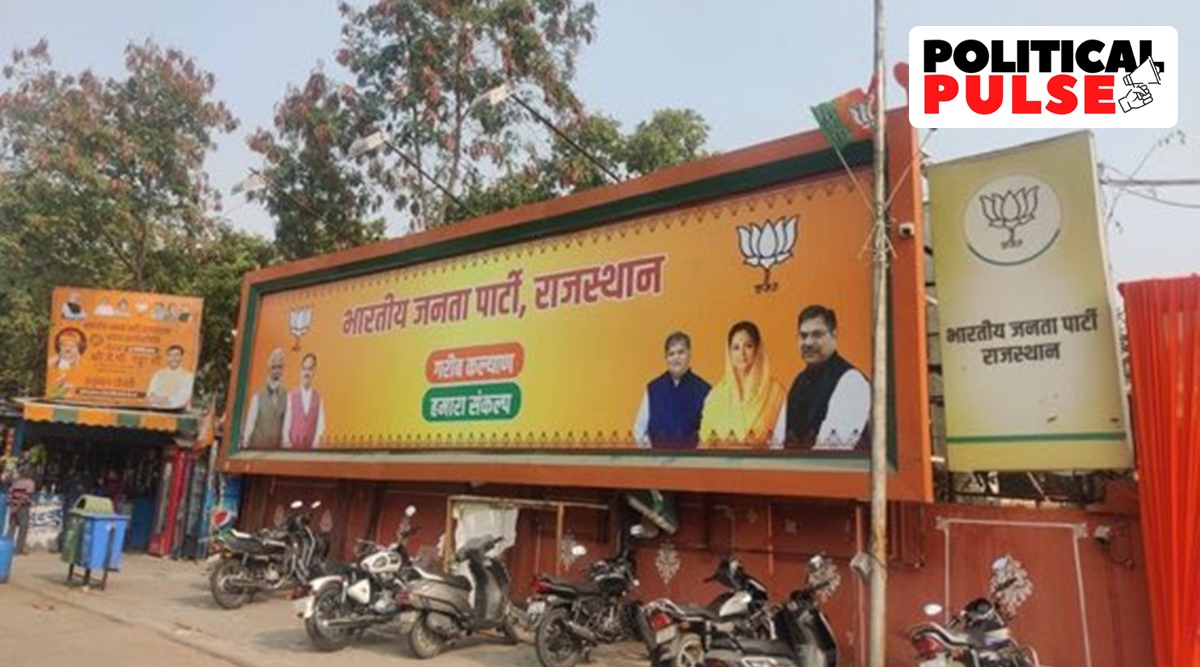 In a Rajasthan BJP poster, a picture speaks a thousand words