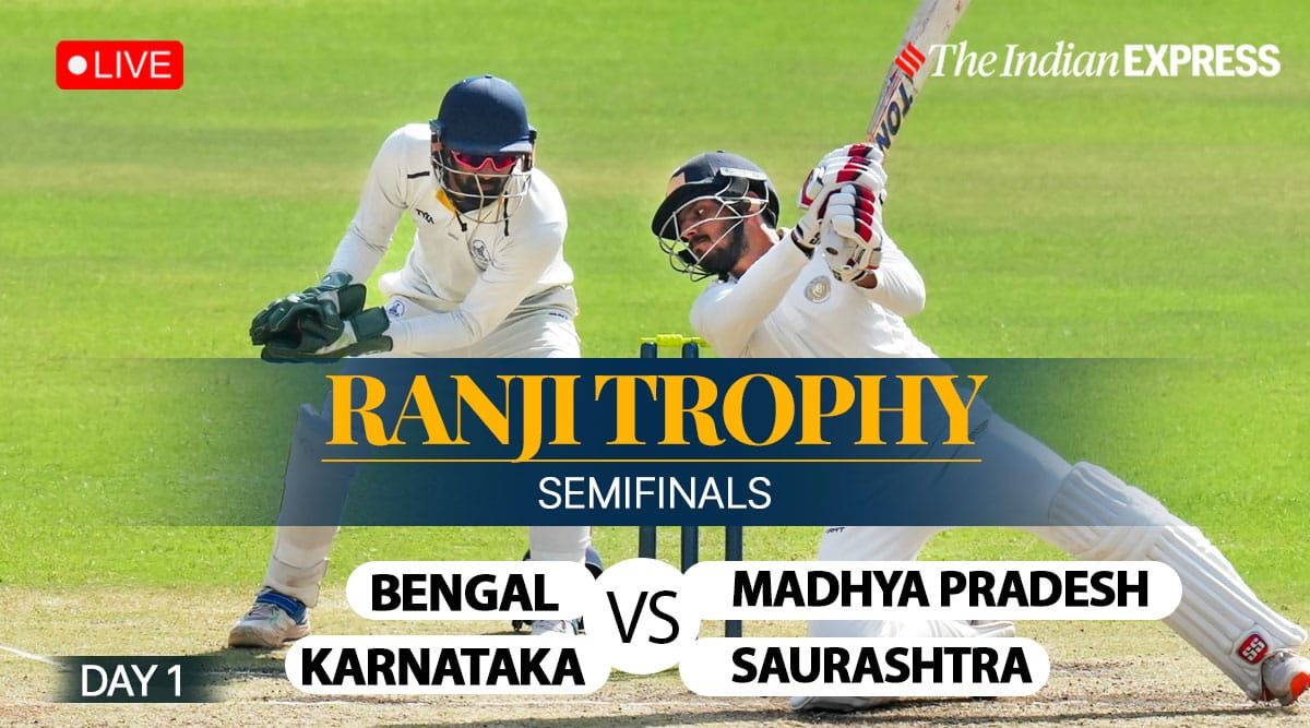 Ranji Trophy Semi Final Highlights Bengal batters on fire, Anustup Majumdar, Sudip Kumar Gharamai hit centuries, Mayank Agarwal notches up a ton too Cricket News