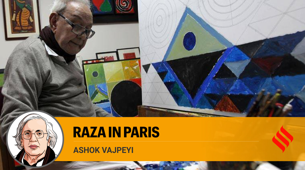 Raza in Paris: An exile pining for home, his art was an extended ...